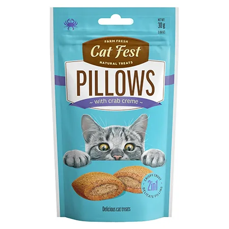 Cat Fest Cat Treats Food Pillows Crab Cream 30G — photo 1
