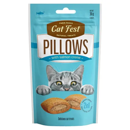 Cat Fest Cat Treats Food Pillows Salmon Cream 30G — photo 1