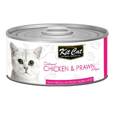 Kit Cat Cat Wet Food Chicken & Prawn 80G