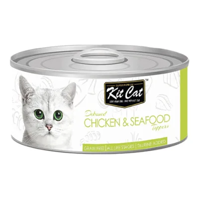 Kit Cat Chicken & Seafood Flavor - 80G