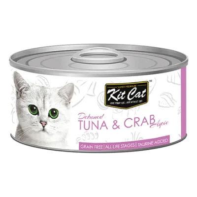 Kit Cat Cat Wet Food Tuna & Crab 80G