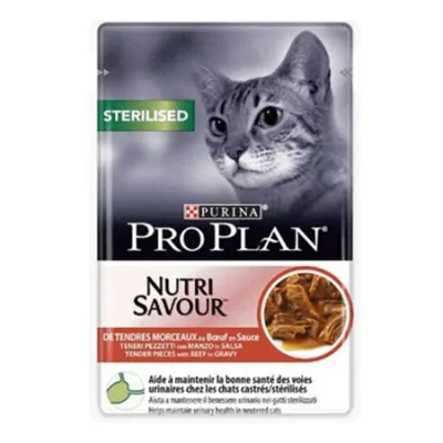 Pro Plan Cat Wet Food Sterilised Gig Beef Cream 85G