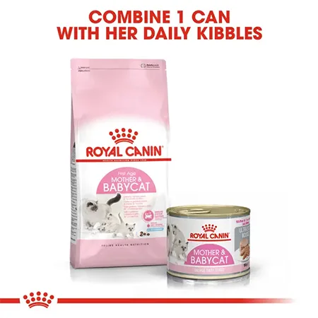 Royal Canin Kitten Cat Wet Food Feline Health Nutrition Mother & Babycat Mousse Poultry 195G 12 Pcs — photo 8