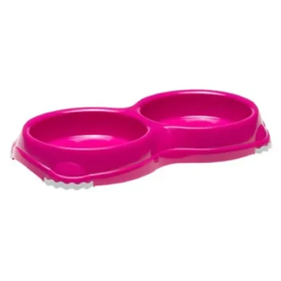 Moderna Cat & Dog Feeding Accessories Double Smarty Bowl Pink Xs