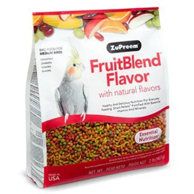 Zupreem Medium Bird Dry Food Fruitblend Fruit 0.91Kg (2 Lb)