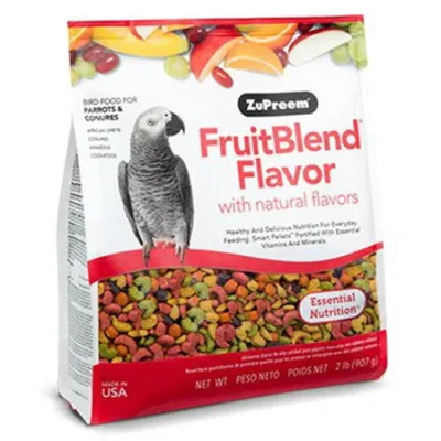 Zupreem Medium & Large Bird Dry Food Fruitblend Fruit Flavor 5.44Kg