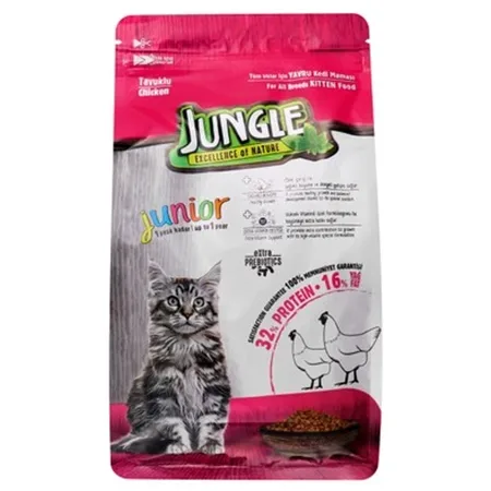 Jungle Kitten Cat Dry Food Junior Up To 1 Year Chicken 1.5Kg — photo 1