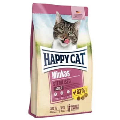 Happy Cat Cat Dry Food Minkas Sterilised Chicken 1.5Kg