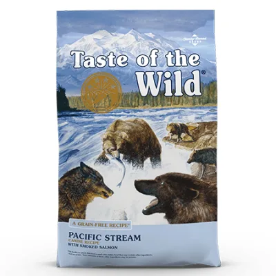 Taste Of The Wild Adult Dog Dry Food Pacific Stream Canine Recipe Smoked Salmon 2.27Kg (5 Lbs)