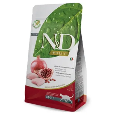 Farmina N&D Adult Cat Dry Food Prime Pomegranate Chicken & Pomegranate 1.5Kg