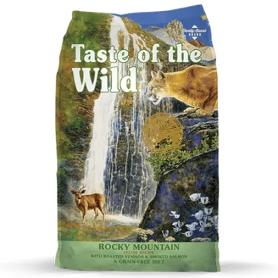 Taste Of The Wild Adult Cat Dry Food Rocky Mountain Feline Recipe Roasted Venison 2.27Kg (5 Lbs)
