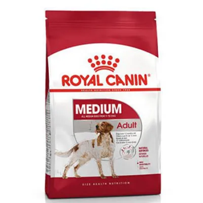 Royal Canin Medium Adult Dog Dry Food Size Health Nutrition Poultry 4Kg