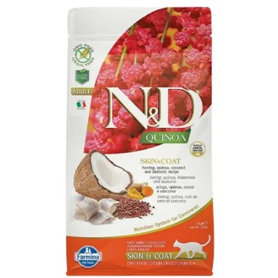 Farmina N&D Adult Cat Dry Food Skin & Coat Herring 1.5Kg