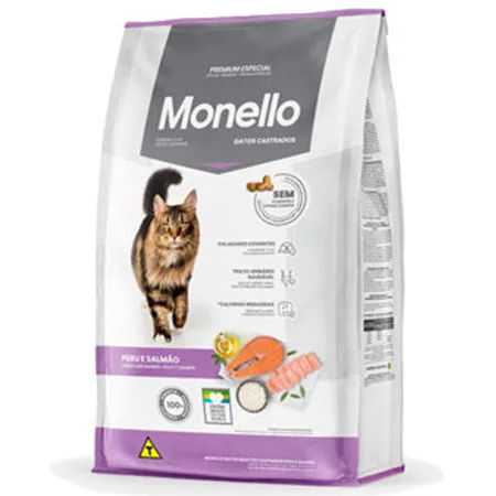 Monello Adult Cat Dry Food Sterilized Turkey & Salmon 1Kg — photo 1