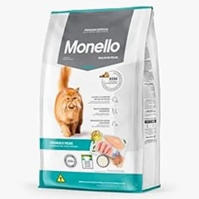 Monello Adult Cat Dry Food Hairball Chicken & Fish 1Kg