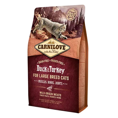 Carnilove Large Adult Cat Dry Food Duck & Turkey 2Kg