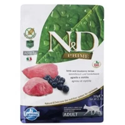 Farmina N&D Adult Cat Dry Food Lamb & Blueberry 300G