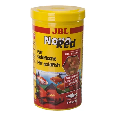 Jbl Novored Fish Flakes Food Better Digestibility Goldfish 5-20 Cm Red 100Ml
