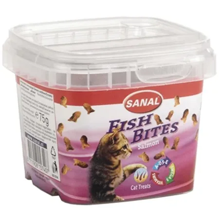 Sanal Adult Cat Treats Food Bites Cup Fish 75G — photo 1