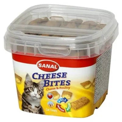 Sanal Adult Cat Treats Food Bites Cup Cheese 75G