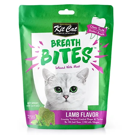 Kit Cat Cat Treats Food Breath Bites Lamb 60G — photo 1
