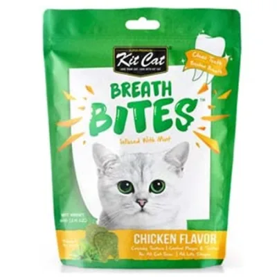 Kit Cat Cat Treats Food Breath Bites Chicken 60G