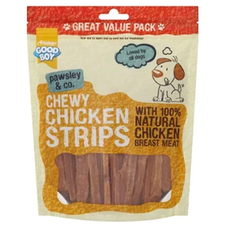 Good Boy Armitage Dog Treats Food Chewy Strips Value Pack Chicken 350G — photo 1