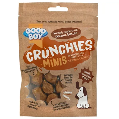 Good Boy Armitage Mini Dog Treats Food Crunchies Minis Peanut Butter 54G