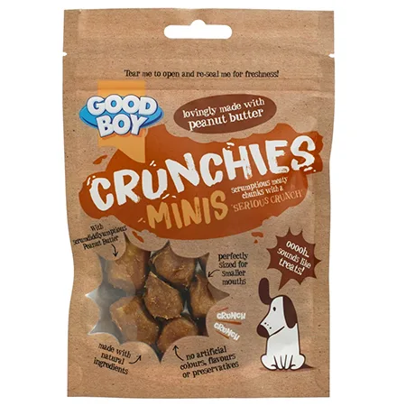 Good Boy Armitage Mini Dog Treats Food Crunchies Minis Peanut Butter 54G — photo 1