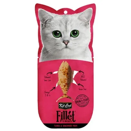 Kit Cat Cat Treats Food Fillet Fresh Tuna & Smoked Fish 30G — photo 1