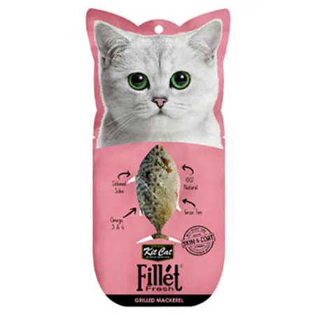 Kit Cat Cat Treats Food Fillet Fresh Grilled Mackerel 30G — photo 1