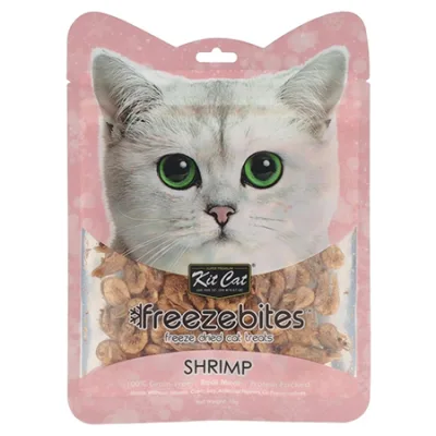 Kit Cat Cat Treats Food Freezebites Shrimp 10G