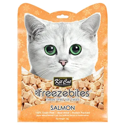 Kit Cat Cat Treats Food Freezebites Salmon 15G