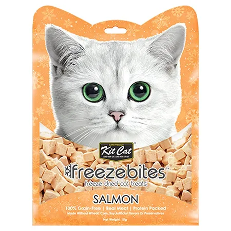 Kit Cat Cat Treats Food Freezebites Salmon 15G — photo 1