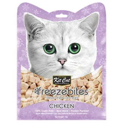 Kit Cat Cat Treats Food Freezebites Chicken 15G