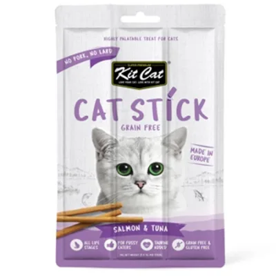 Kit Cat Cat Treats Food Grain Free Stick Salmon & Tuna 15G