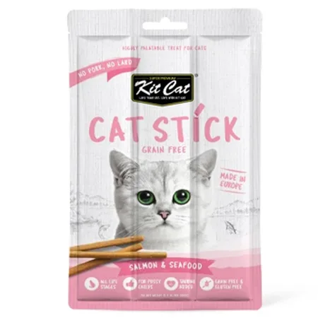 Kit Cat Cat Treats Food Grain Free Stick Salmon & Seafood 15G — photo 1
