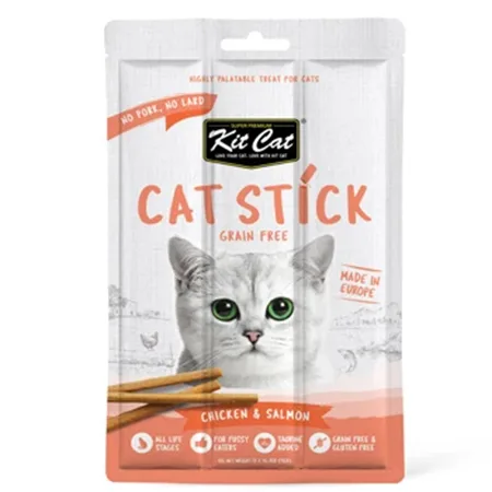 Kit Cat Cat Treats Food Grain Free Stick Chicken & Salmon 15G — photo 1