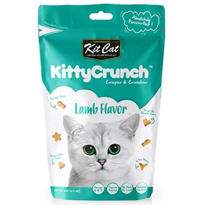 Kit Cat Cat Treats Food Kitty Crunch Lamb 60G