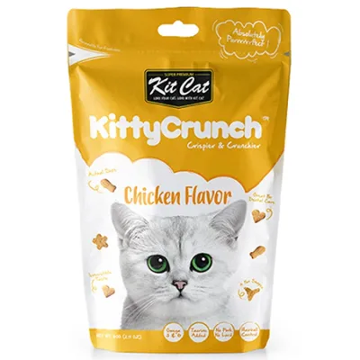 Kit Cat Cat Treats Food Kitty Crunch Chicken 60G