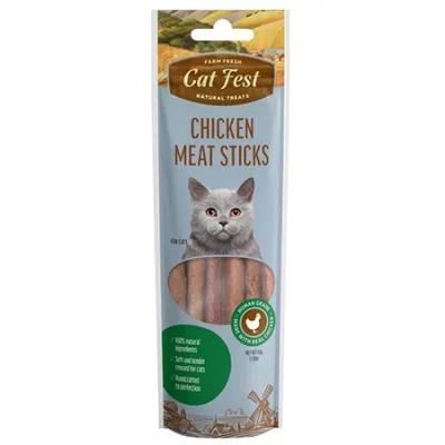 Cat Fest Cat Treats Food Meat Sticks Chicken 90G