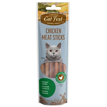 Cat Fest Cat Treats Food Meat Sticks Chicken 90G — photo 1