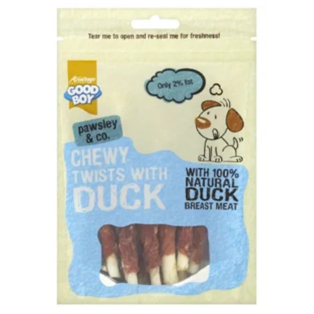 Good Boy Armitage Dog Treats Food Pawsley & Co Chewy Fillet Twist Duck 90G — photo 1