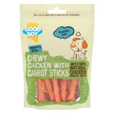 Good Boy Armitage Dog Treats Food Sticks Chicken & Carrot 90G