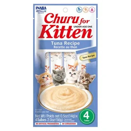 Inaba Churu Kitten Cat Treats Food Tuna 14G 4 Pcs — photo 1