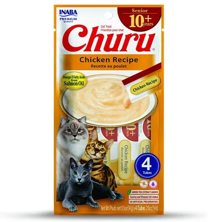 Inaba Churu Senior Cat Treats Food Recipe Chicken 14G — photo 1