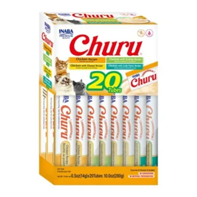 Inaba Churu Cat Treats Food Variety Pack Chicken Variety 14G 20 Pcs