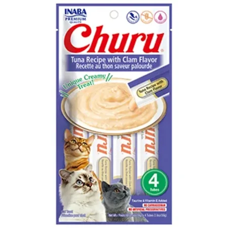 Inaba Churu Cat Treats Food Tuna With Clam 14G 4 Pcs — photo 1