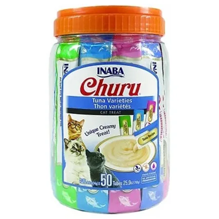 Inaba Churu Cat Treats Food Variety Pack Tuna Variety 14G 50 Pcs — photo 1