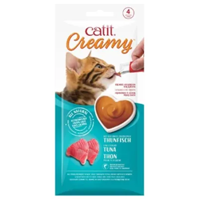 Catit Creamy Cat Treats Food Lickable Tuna 50G